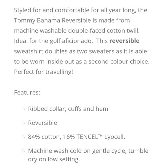 Tommy Bahama Flipshore Reversible 1/4 Zip Sweater - Picture 3 of 12